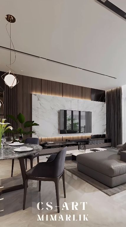 Salon Mutfak Hol Tasar�m